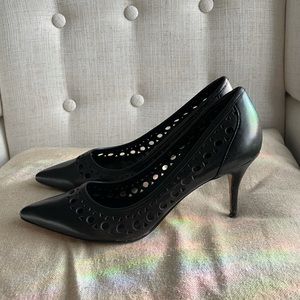 IVANKA TRUMP BLACK TESSIE POINTED TOE STILETTO HEELS! SIZE 7.5